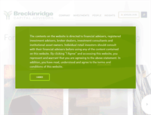 Tablet Screenshot of breckinridge.com